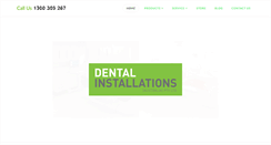 Desktop Screenshot of dentalinstallations.com.au