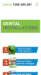 Mobile Screenshot of dentalinstallations.com.au